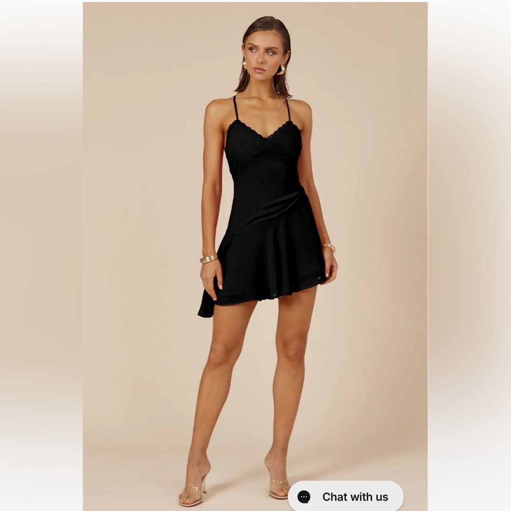ODEZA MINI DRESS - BLACK